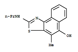 4-甲基-2-(丙基氨基)-萘并[1,2-d]噻唑-5-醇结构式_754954-13-7结构式