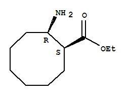 (1s,2r)-(9ci)-2-氨基-环辛烷羧酸乙酯结构式_754968-71-3结构式