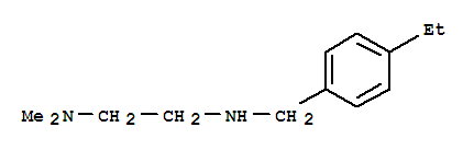 (9ci)-n-[(4-乙基苯基)甲基]-N,N-二甲基-1,2-乙烷二胺结构式_755009-60-0结构式