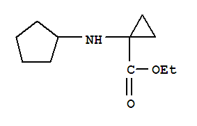 (9ci)-1-(环戊基氨基)-环丙烷羧酸乙酯结构式_755039-57-7结构式