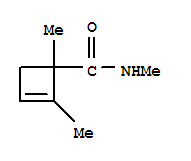 (9ci)-n,1,2-三甲基-2-环丁烯-1-羧酰胺结构式_75558-56-4结构式