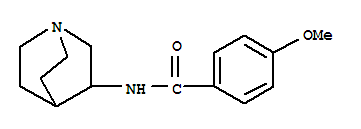(9ci)-n-1-氮杂双环[2.2.2]-3-辛基-4-甲氧基-苯甲酰胺结构式_755709-80-9结构式