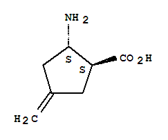 (1s,2s)-(9ci)-2-氨基-4-亚甲基-环戊烷羧酸结构式_755750-29-9结构式