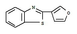 (9ci)-2-(3-呋喃)-苯并噻唑结构式_75596-14-4结构式