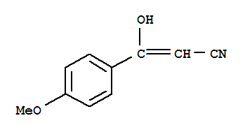 (9ci)-3-羟基-3-(4-甲氧基苯基)-2-丙烯腈结构式_756418-31-2结构式