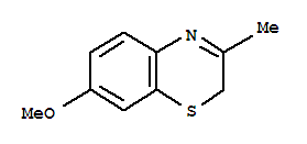 (9ci)-7-甲氧基-3-甲基-2H-1,4-苯并噻嗪结构式_756486-46-1结构式