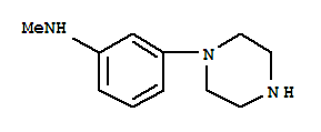 (9ci)-n-甲基-3-(1-哌嗪)-苯胺结构式_756751-92-5结构式