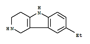 (9ci)-8-乙基-2,3,4,5-四氢-1H-吡啶并[4,3-b]吲哚结构式_756761-54-3结构式