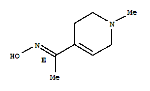(e)-(9ci)-1-(1,2,3,6-四氢-1-甲基-4-吡啶)-乙酮肟结构式_756787-09-4结构式