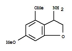 (9ci)-2,3-二氢-4,6-二甲氧基-3-苯并呋喃胺结构式_756801-05-5结构式