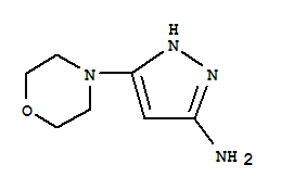 5-吗啉-1H-吡唑-3-胺结构式_756814-98-9结构式