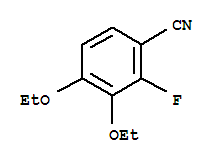 (9ci)-3,4-二乙氧基-2-氟-苯甲腈结构式_756840-04-7结构式