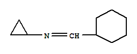 Cyclopropanamine, n-(cyclohexylmethylene)-(9ci) Structure