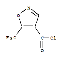 (9ci)-5-(三氟甲基)-4-异噁唑羰酰氯结构式_75706-01-3结构式