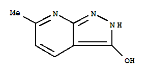 (9ci)-6-甲基-2H-吡唑并[3,4-b]吡啶-3-醇结构式_757142-59-9结构式