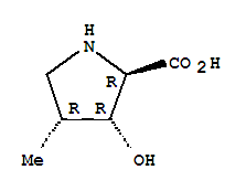 (3r,4r)-(9ci)-3-羟基-4-甲基-D-脯氨酸结构式_757185-80-1结构式