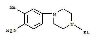 (9ci)-4-(4-乙基-1-哌嗪)-2-甲基-苯胺结构式_757192-75-9结构式