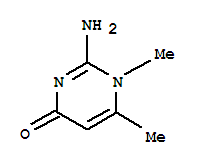 (9ci)-2-氨基-1,6-二甲基-4(1H)-嘧啶酮结构式_757881-23-5结构式