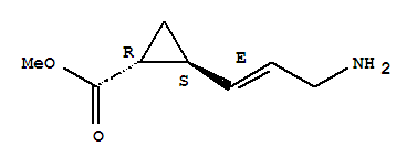 2-(3-氨基-1-丙烯基)-环丙烷羧酸甲酯结构式_757917-35-4结构式