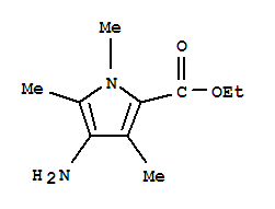(9ci)-4-氨基-1,3,5-三甲基-1H-吡咯-2-羧酸乙酯结构式_75792-43-7结构式 (9ci)-4-氨基-1,3,5-三甲基-1H-吡咯-2-羧酸乙酯结构式_75792-43-7结构式