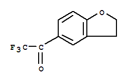 (9ci)-1-(2,3-二氢-5-苯并呋喃)-2,2,2-三氟-乙酮结构式_75822-10-5结构式