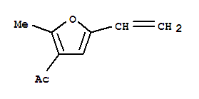 (9ci)-1-(5-乙烯-2-甲基-3-呋喃)-乙酮结构式_75822-63-8结构式