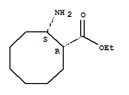 (1r,2s)-rel-(9ci)-2-氨基-环辛烷羧酸乙酯结构式_758676-44-7结构式