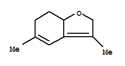 (9ci)-2,6,7,7a-四氢-3,5-二甲基-苯并呋喃结构式_758720-10-4结构式