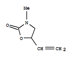 (9ci)-5-乙烯-3-甲基-2-噁唑烷酮结构式_758722-92-8结构式