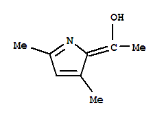 (9ci)-1-(3,5-二甲基-2H-吡咯-2-基)-乙醇结构式_759398-65-7结构式