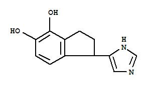 (9ci)-2,3-二氢-1-(1H-咪唑-4-基)-1H-茚-4,5-二醇结构式_759436-71-0结构式