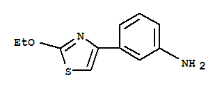 (9ci)-3-(2-乙氧基-4-噻唑)-苯胺结构式_760114-15-6结构式