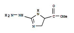 (9ci)-2-肼基-4,5-二氢-1H-咪唑-4-羧酸甲酯结构式_760159-88-4结构式