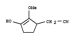 (9ci)-3-羟基-2-甲氧基-2-环戊烯-1-乙腈结构式_760160-20-1结构式
