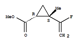 2-(1-氟乙烯)-2-甲基-环丙烷羧酸甲酯结构式_760179-41-7结构式