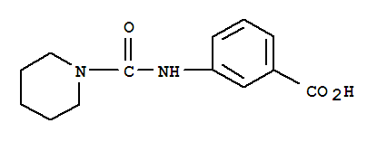 Benzoic acid, 3-[(1-piperidinylcarbonyl)amino]-(9ci) Structure,760964-32-7Structure