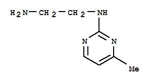 (9ci)-n-(4-甲基-2-嘧啶)-1,2-乙烷二胺结构式_761339-87-1结构式