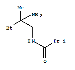 (+)-n-(2-氨基-2-甲基丁基)-2-甲基丙酰胺结构式_761361-31-3结构式