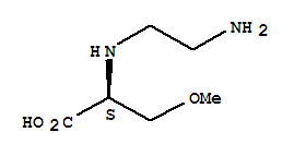 (9ci)-n-(2-氨基乙基)-o-甲基-L-丝氨酸结构式_761362-99-6结构式