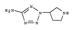 (9ci)-2-(3-吡咯烷)-2H-四唑-5-胺结构式_761376-44-7结构式