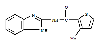 (9ci)-n-1H-苯并咪唑-2-基-3-甲基-2-噻吩羧酰胺结构式_761418-68-2结构式