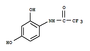 (9ci)-n-(2,4-二羟基苯基)-2,2,2-三氟-乙酰胺结构式_761455-52-1结构式