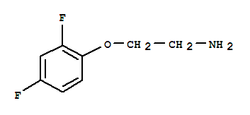 (9ci)-2-(2,4-二氟苯氧基)-乙胺结构式_762228-01-3结构式