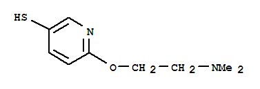 (9ci)-6-[2-(二甲基氨基)乙氧基]-3-吡啶硫醇结构式_762272-31-1结构式