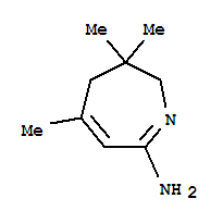 (9ci)-3,4-二氢-3,3,5-三甲基-2H-氮杂革-7-胺结构式_763066-11-1结构式