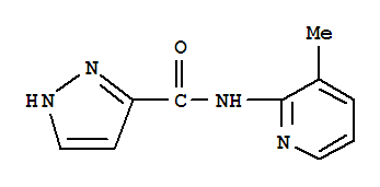 (9ci)-n-(3-甲基-2-吡啶)-1H-吡唑-3-羧酰胺结构式_763108-39-0结构式