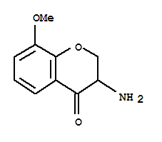 (9ci)-3-氨基-2,3-二氢-8-甲氧基-4H-1-苯并吡喃-4-酮结构式_763863-53-2结构式