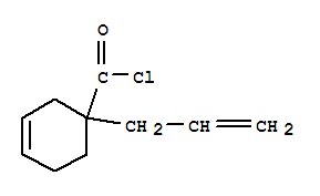 (9ci)-1-(2-丙烯基)-3-环己烯-1-羰酰氯结构式_76403-28-6结构式