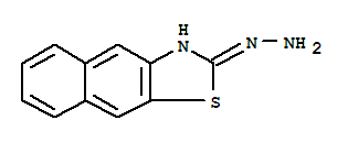 (9ci)-萘并[2,3-d]噻唑-2(3h)-酮肼酮结构式_76411-66-0结构式
