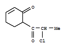 (9ci)-6-(2-氯-1-氧代丙基)-2-环己烯-1-酮结构式_76430-36-9结构式